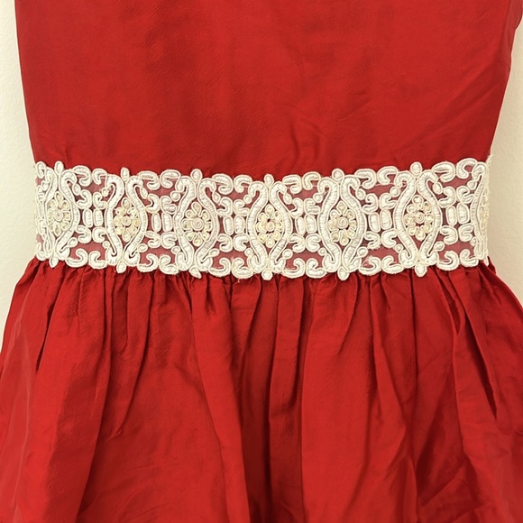 COPY - 100% Silk Susanne Lively Designs Long Dress - Size 8 - Picture 2 of 6